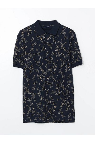 LC Waikiki Ανδρικό μπλουζάκι Polo με κοντό μανίκι με σχέδιο