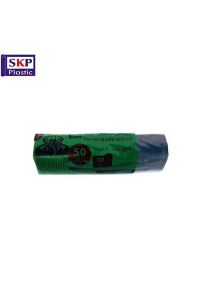 SKP Plastic 50 Gallon Large Trash Bags (50 Bags)