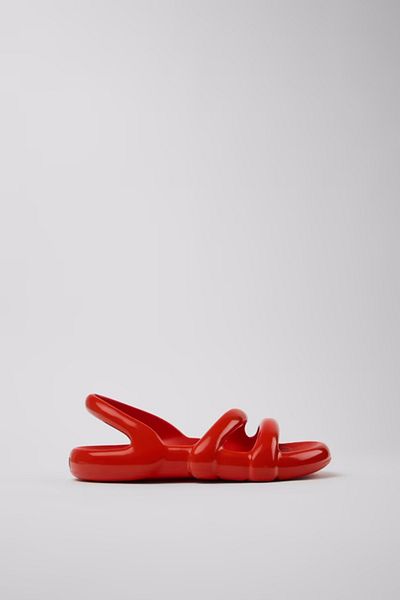 CAMPER Women's Kobarah Flat Sandals - Red