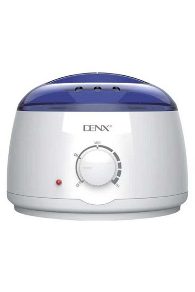 Denx سخان شمع لإزالة الشعر، بنفسجي/أبيض، 100 واط، 500 مل، DX2575