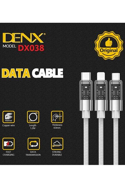Denx DX038 - كابل شحن PD-Lightning