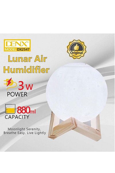 Denx فواحه مع ضوء LED ملون 1500 مل