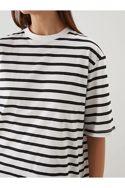 LC Waikiki Tricou de damă cu dungi cu gât