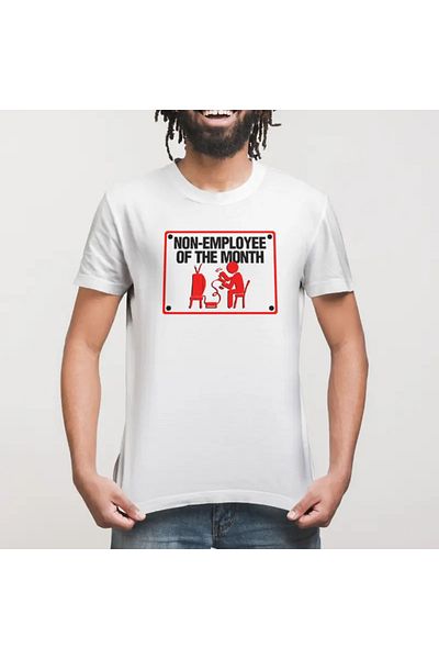 Built By Crazy Μπλουζάκι Unisex Μη Υπάλληλος του Μήνα