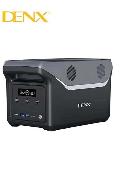 Denx بنك طاقة محمول بقوة 450 وات للسفر، موفر للطاقة مع أضواء خارجية، شحن سريع متعدد المنافذ