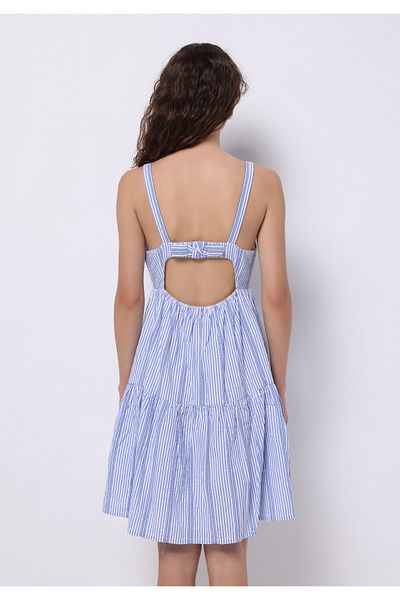 Colin's Regular Fit Women's Blue Dress