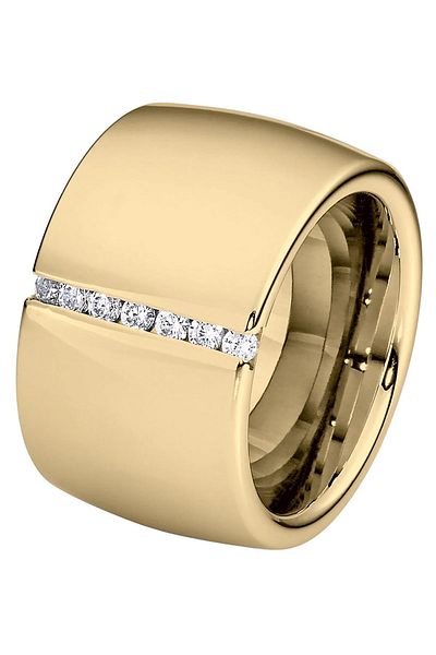 Heideman Ring Lines Goldfarben Elegant