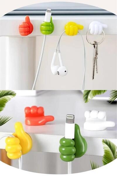 sanal trend حامل كابل على شكل يد (10 قطع)