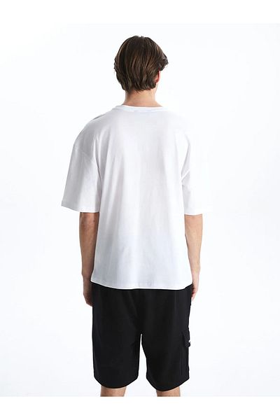 LC Waikiki Ανδρικό T-Shirt από βαμβακερό χτενισμένο λαιμό