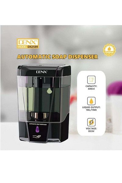 Denx موزع الصابون الأوتوماتيكي LENX TOUCH يعمل بدون استخدام اليدين