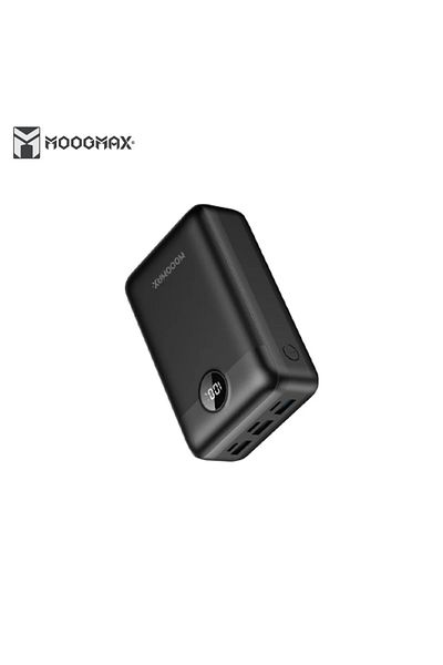 MOOGMAX 30000mAh Power Bank with 3 Ports and 20W