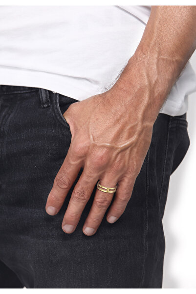 KUZZOI Ring Mens Band Ring Bar Solid Trend Basic in 925 Sterling Silver