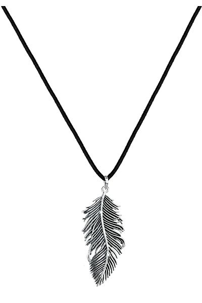 ELLI Halskette Feder Boho Hippie Festival 925 Silber