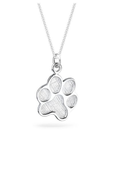 ELLI Halskette Damen Pfoten-Anhänger Symbol Hund in 925 Sterling Silber