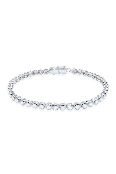 ELLI Bracelet Premium Armband Tennisarmband Topas Silber