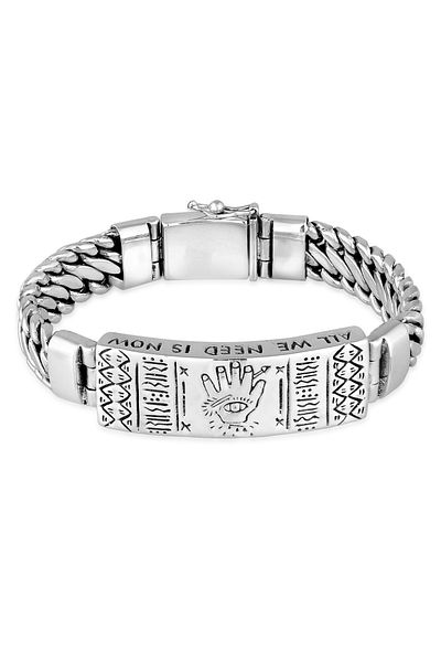 HAZE & GLORY Armband Hg - Armband Herren Aus 925 Sterling Silber, Schmuck Herren, Silberarmband O