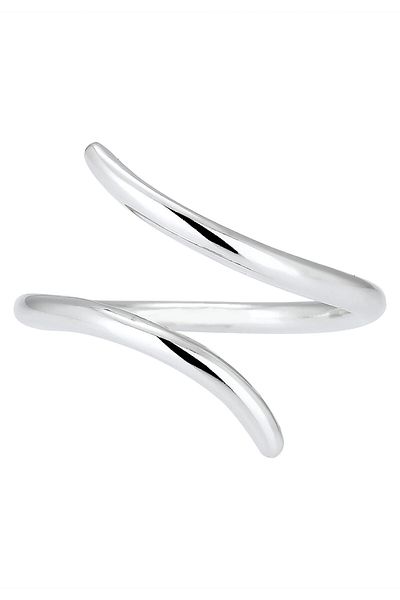 ELLI Prsten Ladies Wrap Statement Geo In 925 Sterling Silver