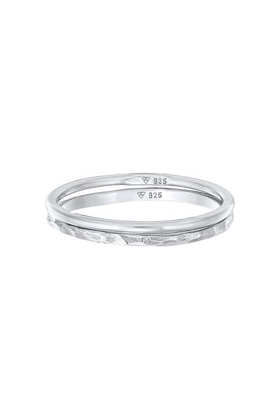 ELLI Inel de damă cu cercei, set de 2, din argint 925