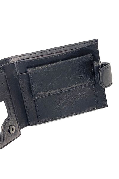 REDz Accessories Genuine Leather Wallet, Grande Model, Clasp, for Men, Horizontal, Black