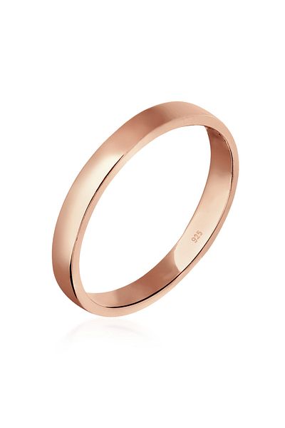 ELLI Jednoduchý elegantní prsten ze stříbra 925 pro zásnuby