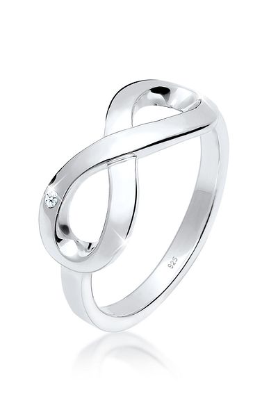 ELLI Yüzük Sonsuzluk Ewig Pırlanta (0,015 ct.) 925 Gümüş
