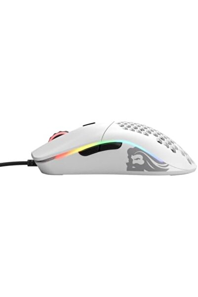 Glorious Gaming Mouse Model O Minus (Matte White) with RGB Lighting