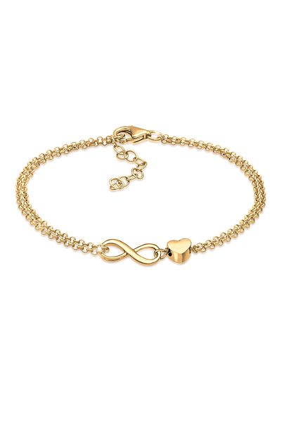 ELLI Bracelet Ladies Heart Love Infinity In 925 Sterling Silver