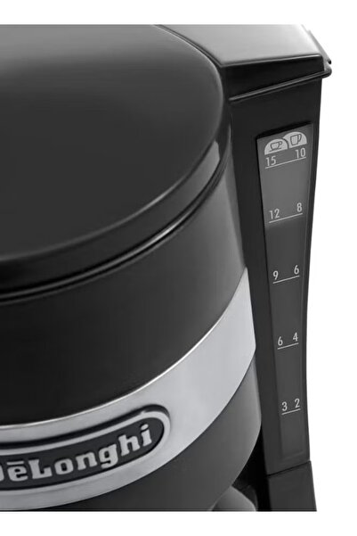 DELONGHİ Filter Coffee Machine 10 Cups And 1.25 Capacity, Americano Maker, 1.25 L 900 W Icm15211 Black