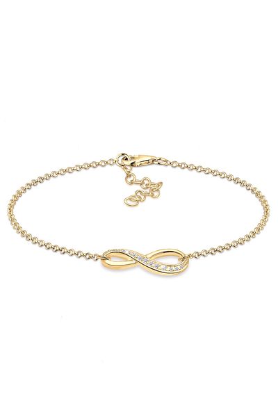 ELLI Bratara Doamna Simbol Infinit Cu Cristale De Zirconiu In Argint Sterling 925