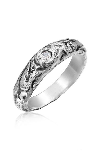 HAZE & GLORY Ring Haze And Glory Ring Herren Topas 925 Sterling Silber