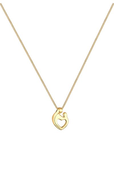 ELLI Necklace Ladies Mother Child Heart Bond In 925 Sterling Silver