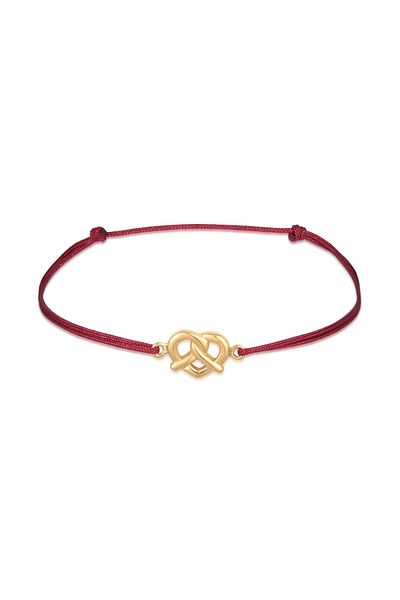 ELLI Brățară de damă Pretzel Oktoberfest Costume Trend Nylon din argint 925