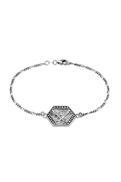 HAZE & GLORY Armband HG HAZE & GLORY -Armband Herren in 925 Sterling Silber, Herrenschmuck, Silberarmband mit