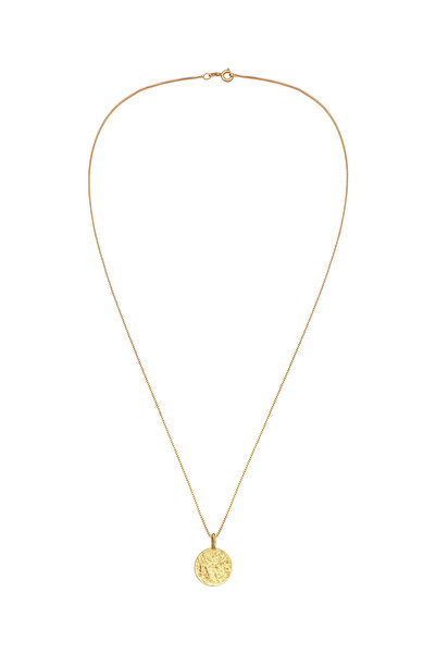 KUZZOI Pánský náhrdelník s přívěskem, jednoduchý, tepaný, stříbro 925