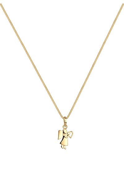 ELLI Necklace Ladies Angel Heart Talisman In 925 Sterling Silver