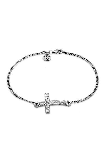 HAZE & GLORY Armband Hg -Armband Herren aus 925 Sterling Silber, Herrenschmuck, Oxidiertes Silber Br