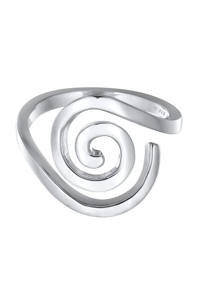 ELLI Ring Damen Spirale Organic Modern aus 925 Sterling Silber