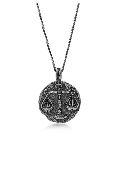 HAZE & GLORY Halskette Hg - Halskette mit Anhänger Herren aus 925 Sterling Silber, Schmuck Herren, Silber