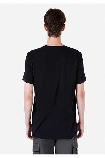 Colin's Regular Fit Round Neck Plain Men's Black Short Sleeve T-Shirt