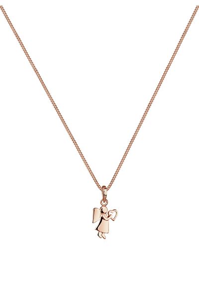 ELLI Halskette für Damen – Angel Heart Talisman, 925er Sterlingsilber