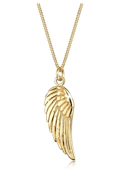 ELLI Necklace Ladies Angel Wings Pendant Symbol Boho Trend In 925 Sterling Silver