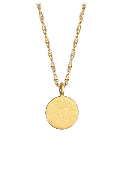 ELLI Dámský náhrdelník s přívěskem a šňůrkou, kulatý, s přívěskem, slunce, vintage trend, stříbro 925