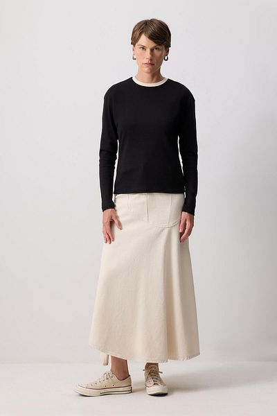 Touché Privé Ribbon Collar T-Shirt