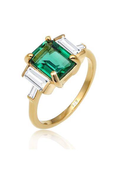 ELLI Ring Ladies Glamorous With Quartz And Topaz In 925 Sterling Silver