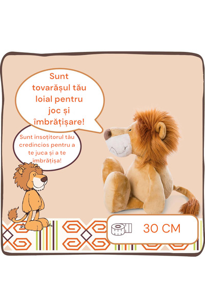 Malvys Jucărie de pluș, Simba leul, maro, 30 cm