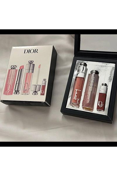Dior مجموعة العناية بالشفاه من ديور - 3 قطع - سوجو بيوتي