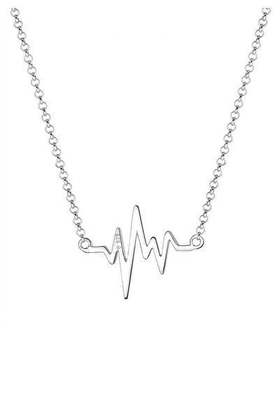 ELLI Dámský náhrdelník Heartbeat Love ze sterlingového stříbra 925