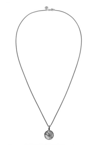 HAZE & GLORY Halskette Hg - Herrenkette mit Anhänger aus 925 Sterling Silber, Herrenschmuck, Silber