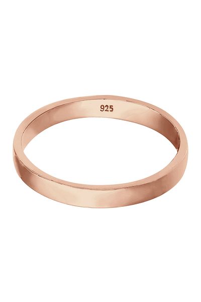 ELLI Jednoduchý elegantní prsten ze stříbra 925 pro zásnuby