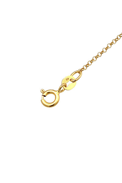 ELLI Dámský náramek s přívěskem písmene M Basic ze sterlingového stříbra 925